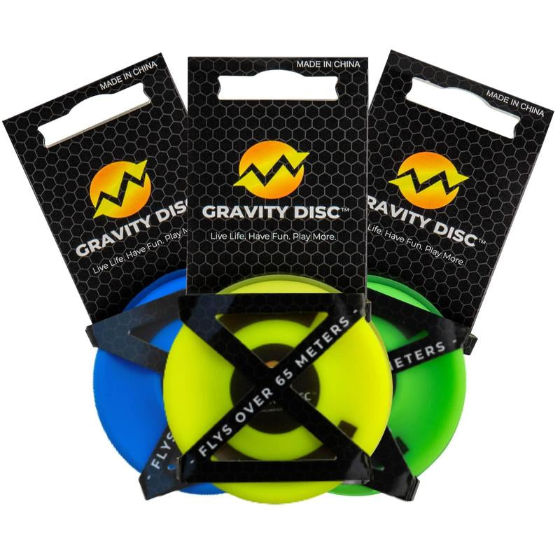 Gravity Disc™ - 3 Pack (Blue, Green, Yellow)