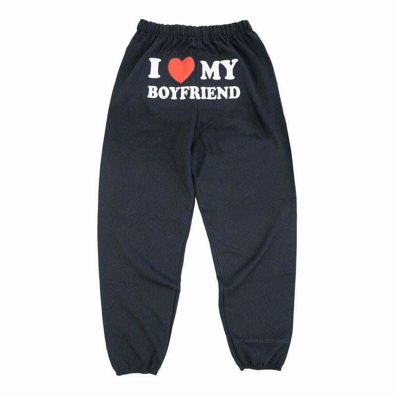 I Love My Boyfriend Sweatpants | Original Seller Heart My Boyfriend Valentine’S Day Gift