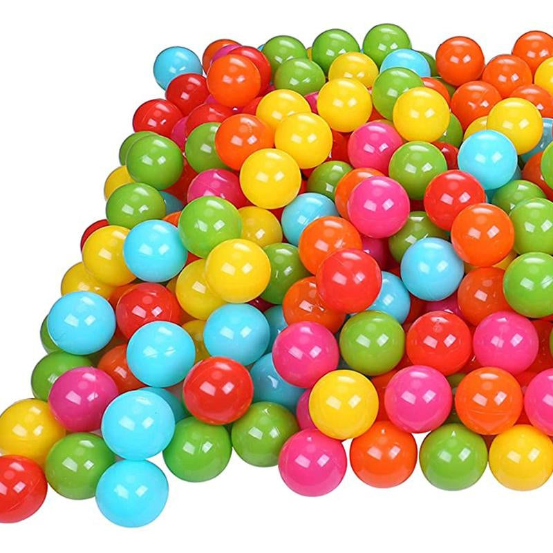 Balancefrom Fitness 2.3 in Crush Proof Play Pit Balls W/ Storage Bag, Multicolor