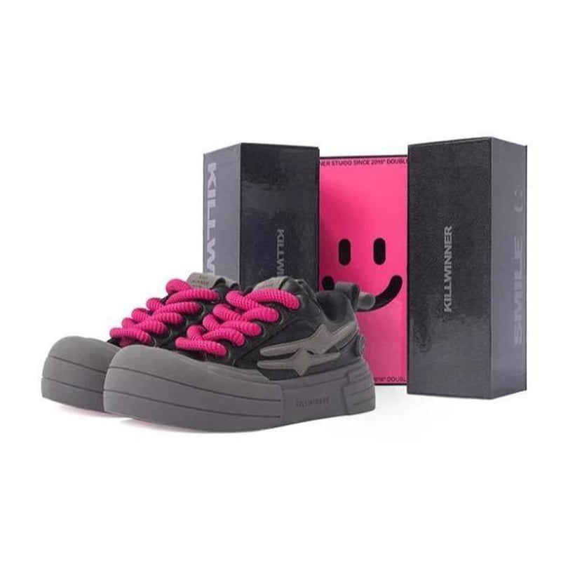 Killwinner&Psylos1 Smile Life Series Sneaker -Black Samurai