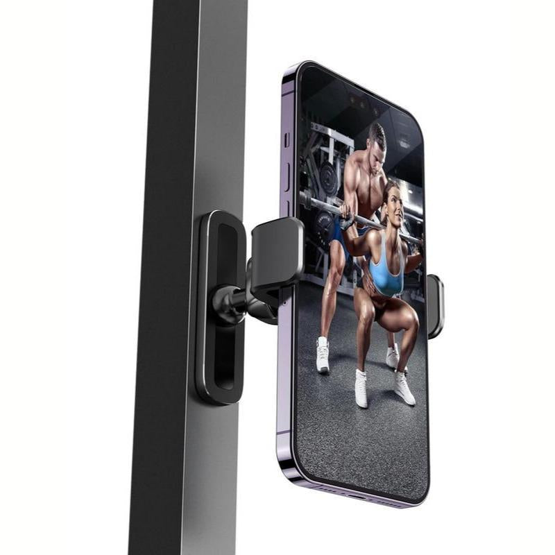 Portable Magnetic Phone Holder, 360 Degree Adjustable Magnetic Phone Holder, Fitness Equipment Accessories for Home Gym, Kitchen Appliances Accessories