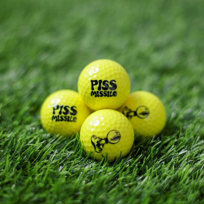 PISS MISSILE GOLF BALLS 12PK - LONG DISTANCE