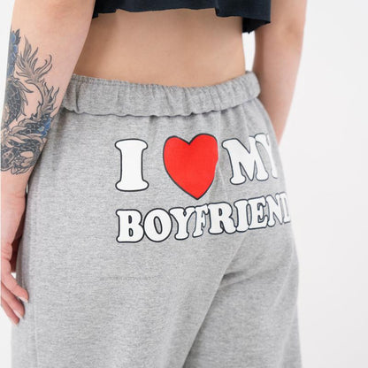 I Love My Boyfriend Sweatpants | Original Seller Heart My Boyfriend Valentine’S Day Gift