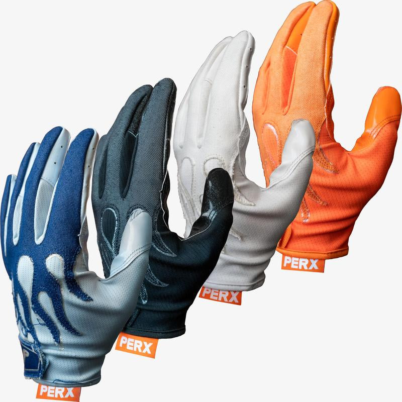 PERX (P1) Football Gloves - Receiver, Comfortable Fit, Durable Design, Available in Multiple Colors