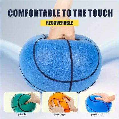 Silent Basketball, Indoor Training Foam Basketball, Low Noise Basketball for Various Indoor Activities, Interactive Game Props, Interesting Gifts, Christmas Gift